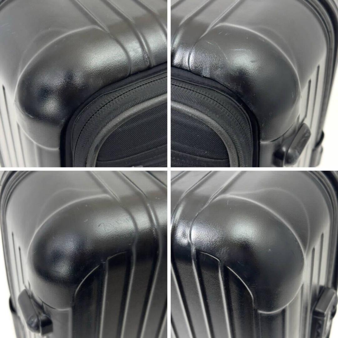 リモワ ボレロ 85L 4輪 TSAロック付属 チェックインL 前面スリーブ 黒