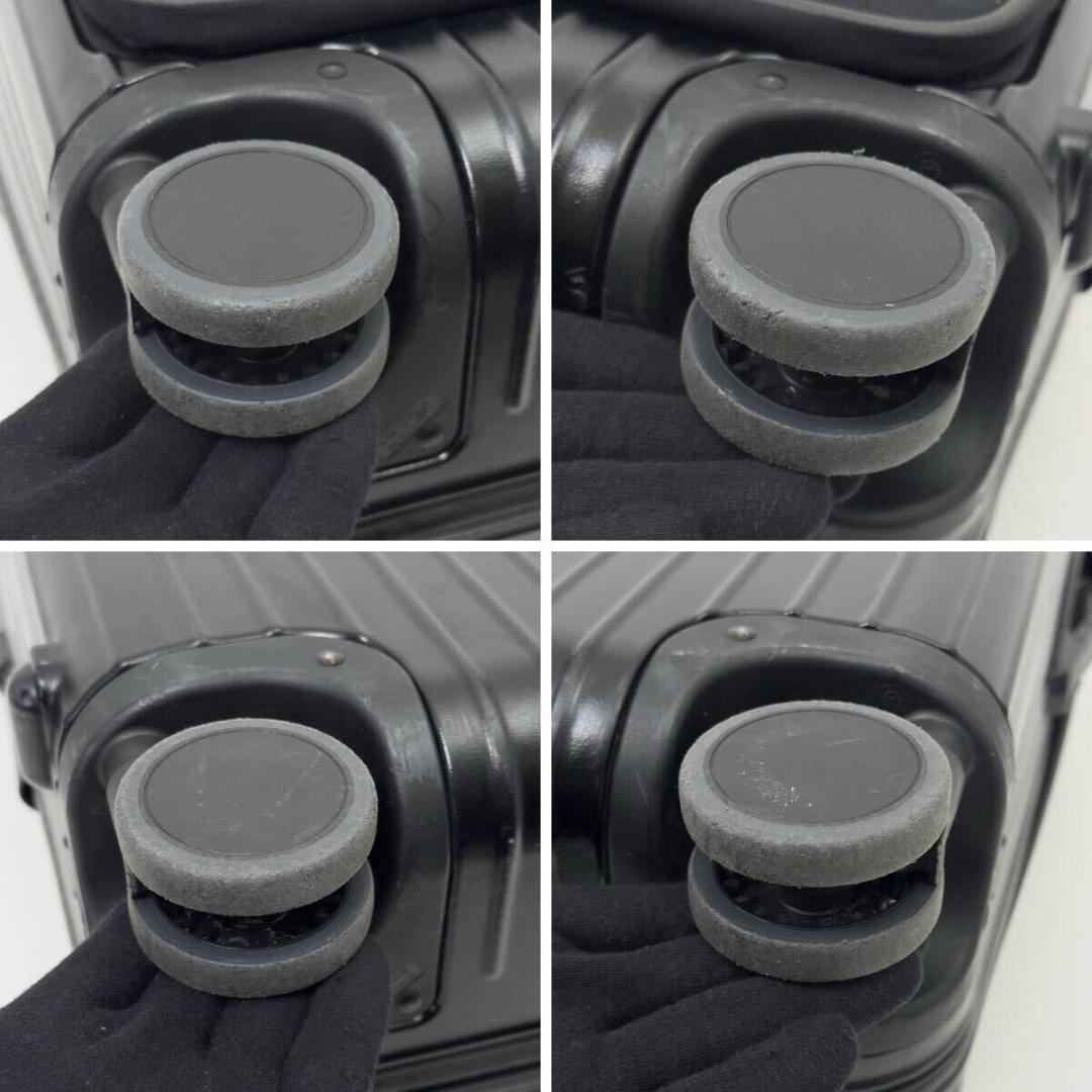 リモワ ボレロ 85L 4輪 TSAロック付属 チェックインL 前面スリーブ 黒