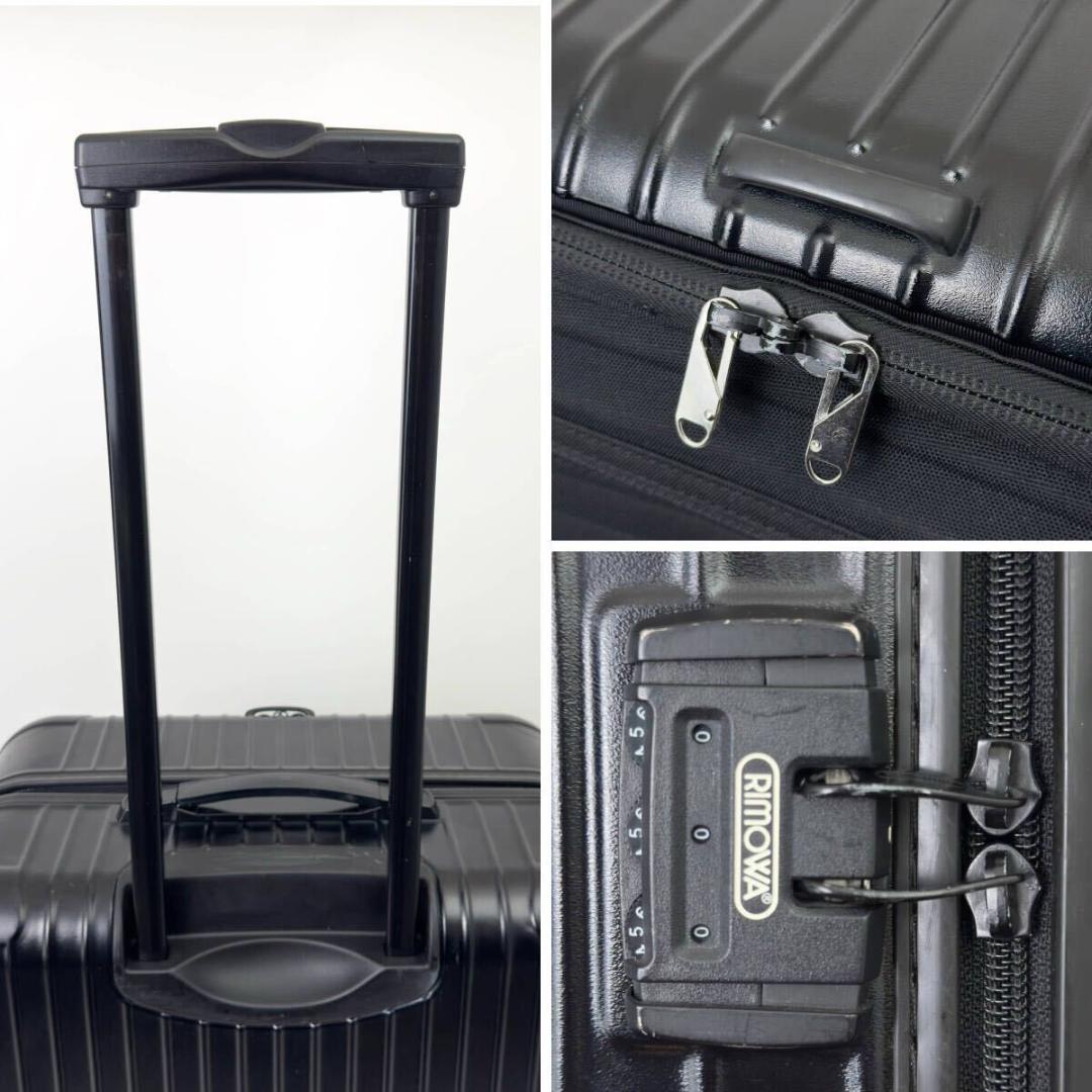 リモワ ボレロ 85L 4輪 TSAロック付属 チェックインL 前面スリーブ 黒