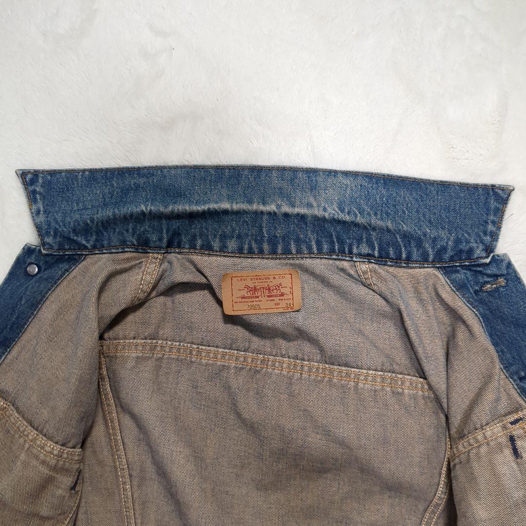 ✨90s！USA製！✨LEVI'S 70505 デニムジャケット 34 短丈
