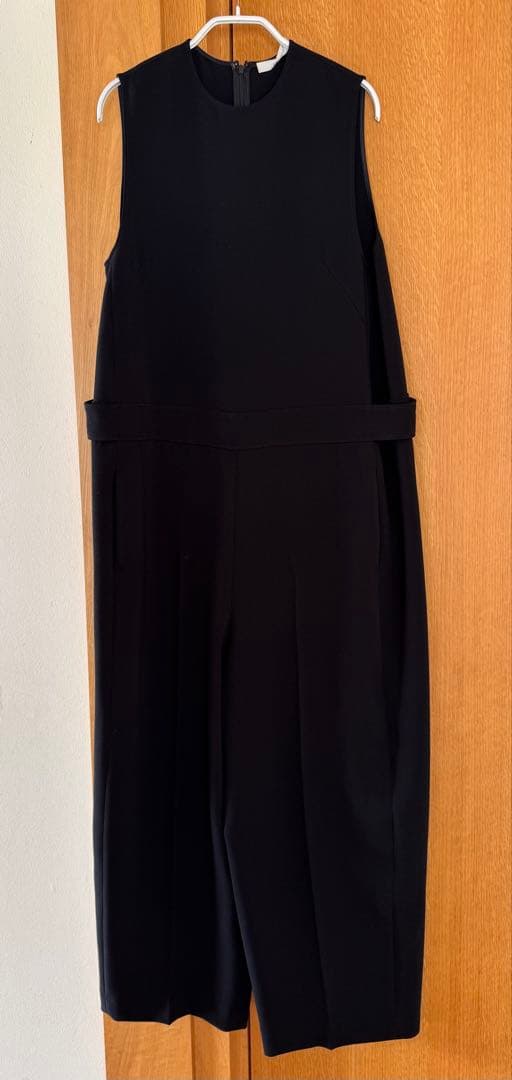 LOHEN ローヘンダブルクロスコクーンオールインワン ブラック　サイズ38