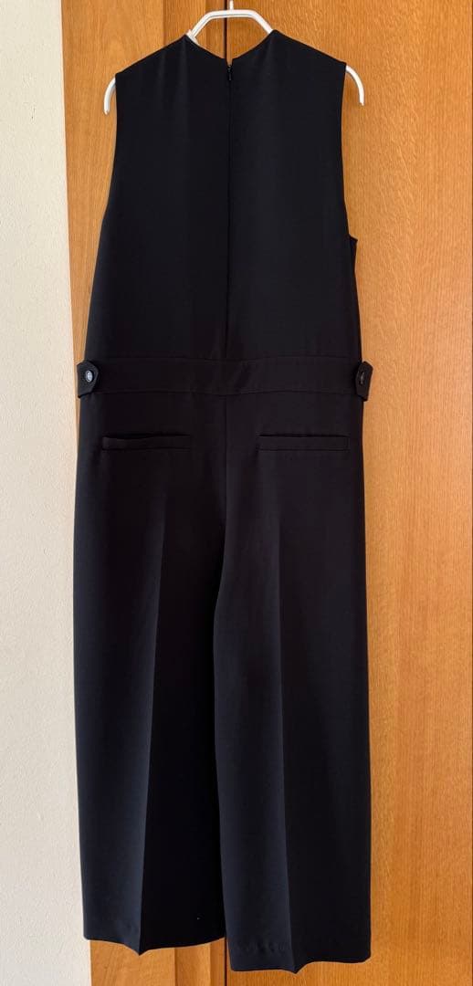 LOHEN ローヘンダブルクロスコクーンオールインワン ブラック　サイズ38