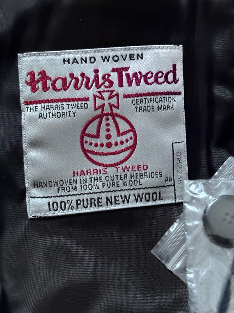 ユナイテッドアローズ　別注Harris Tweed チェスターコート