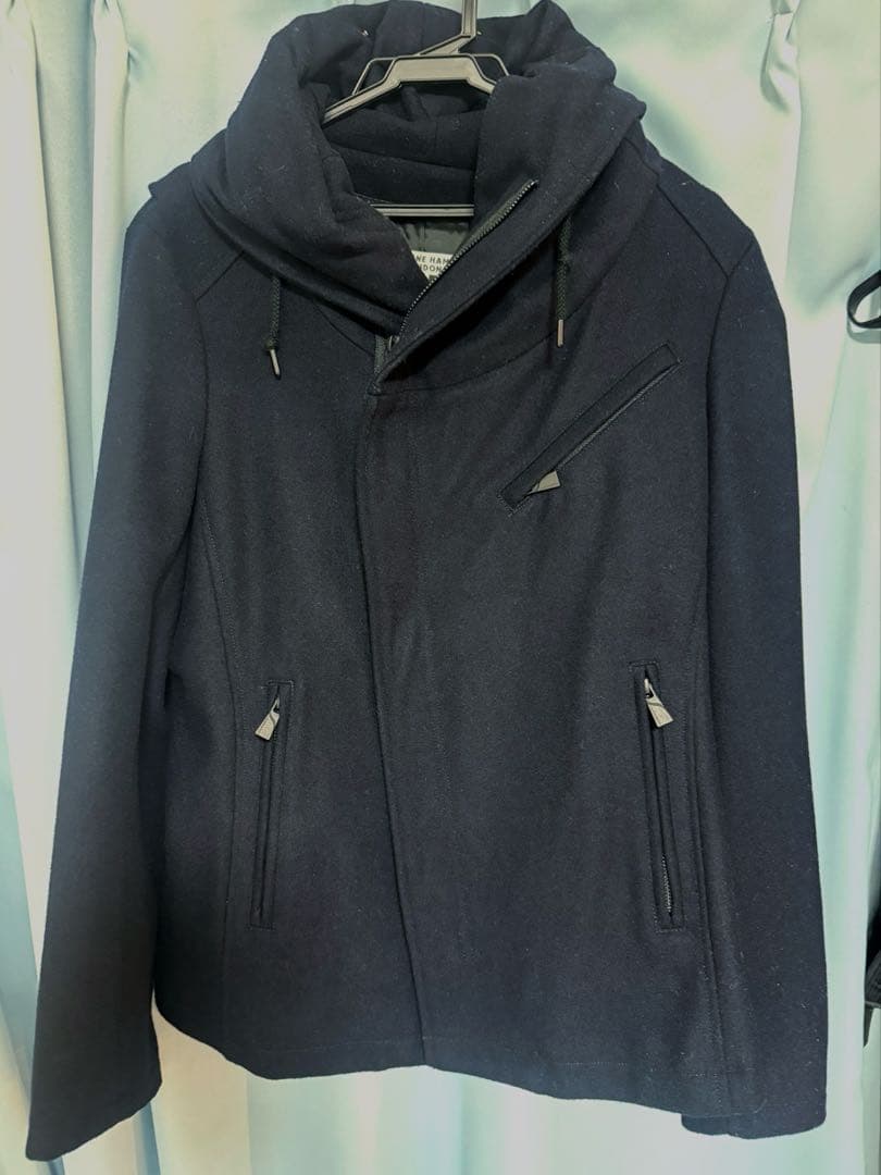 【新品未使用品】キャサリンハムネット　　 ウールブルゾン　ネイビー　Lサイズ