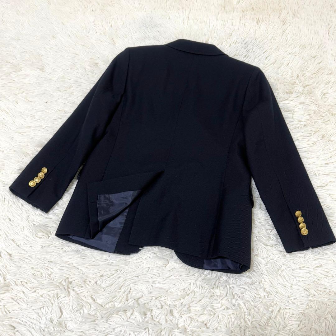 【美品】 バーバリーロンドン 紺ブレ サイズ140 高級感 お洒落 ジャケット