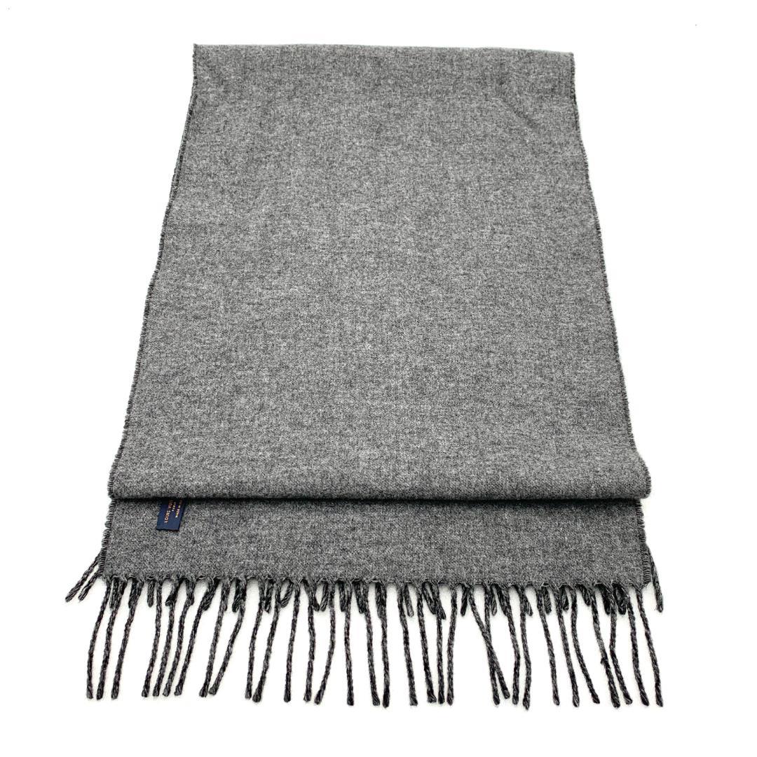 花*見様 ルイヴィトン　マフラー カシミヤ製 ブラック　251125161