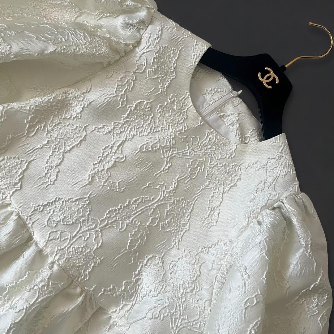 極美品 perna ジャガードボリュームチュニック