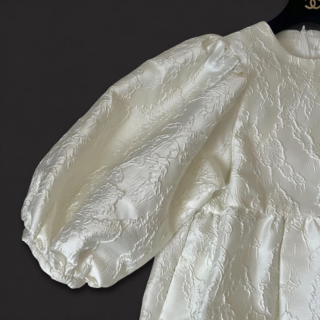 極美品 perna ジャガードボリュームチュニック