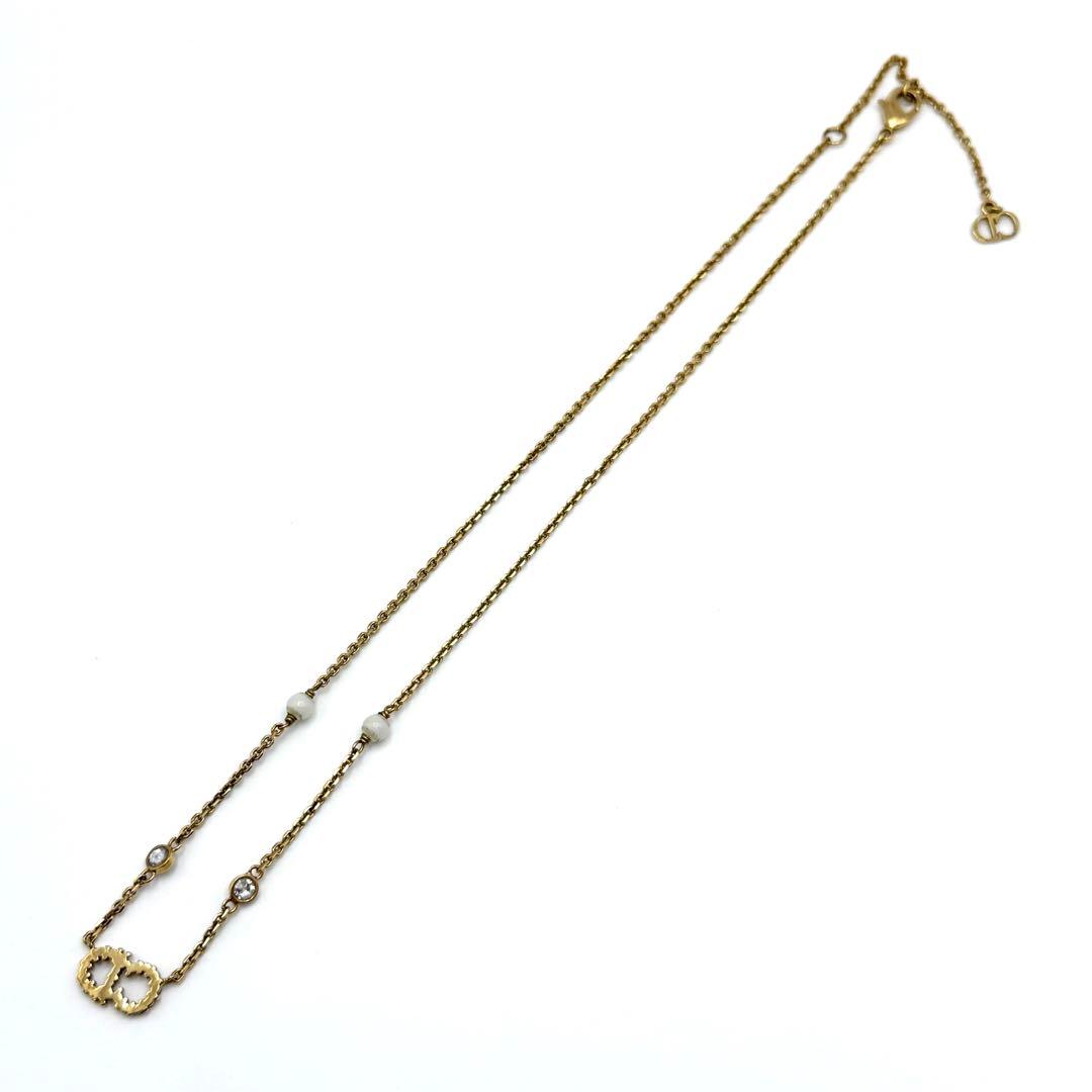 現行✨ディオール ネックレス CLAIR D LUNE パール ゴールド