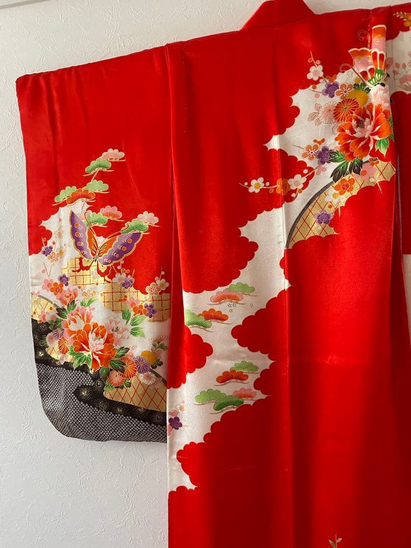 美品　七五三　7歳　お着物セット