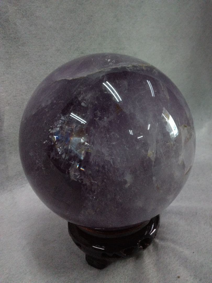 紫水晶　アメジスト　水晶玉　丸玉　天然石　パワーストーン