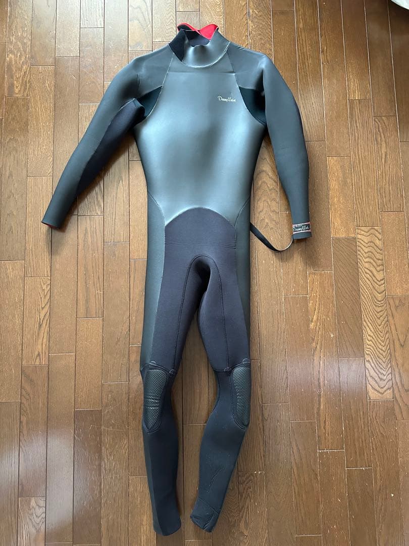 サーフィン冬用　セミドライスーツ ブラック