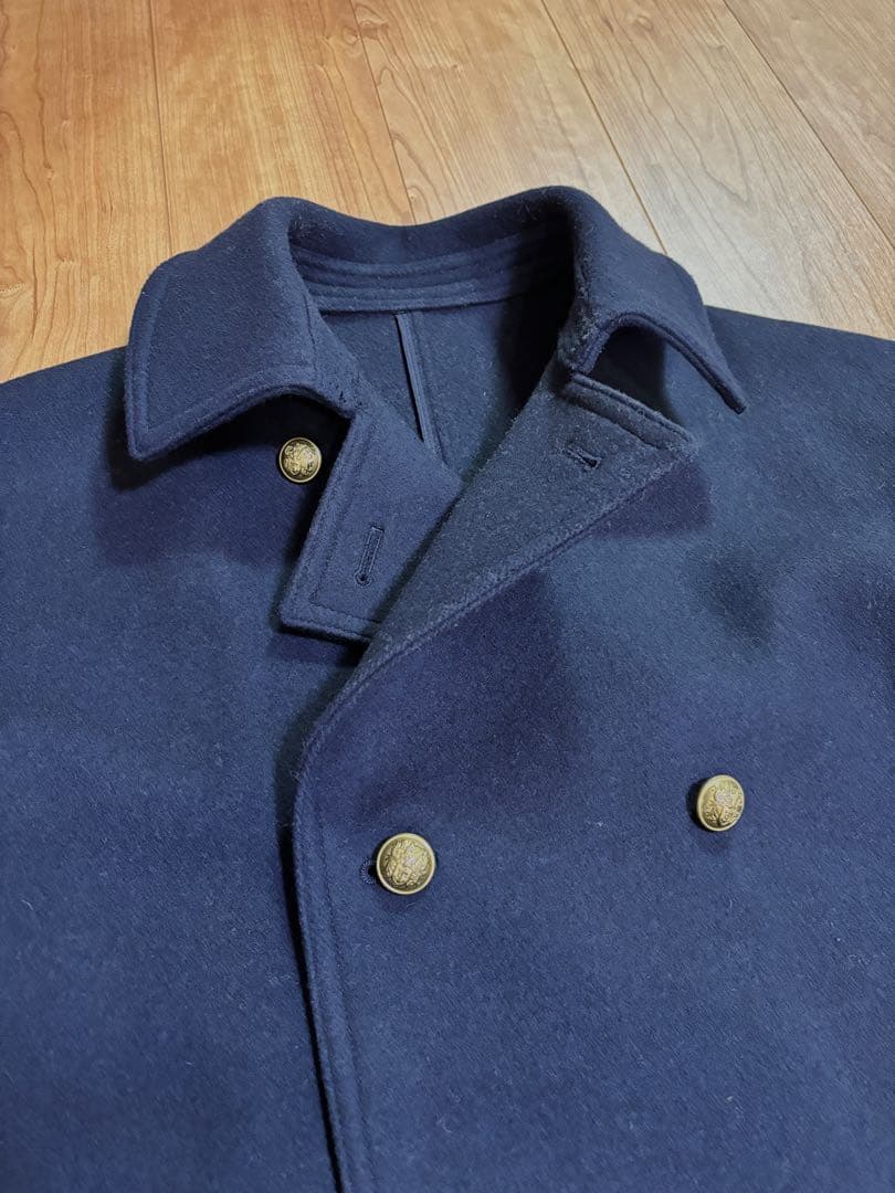 【値下げ　美品】FRAMeWORK Super 100ダブルクロスPコート