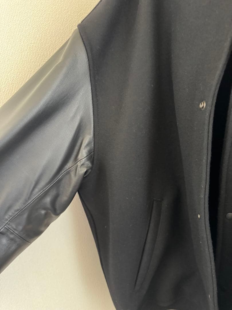 Graphpaper scale off jacket スタジャン ブラック 2