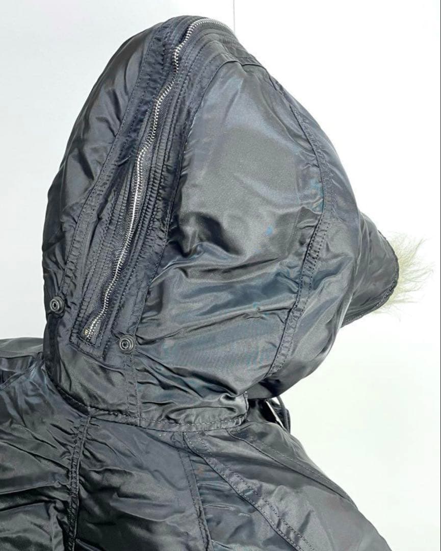 90s ALPHA アルファ N-2B フライトジャケット XXL 黒 デッド