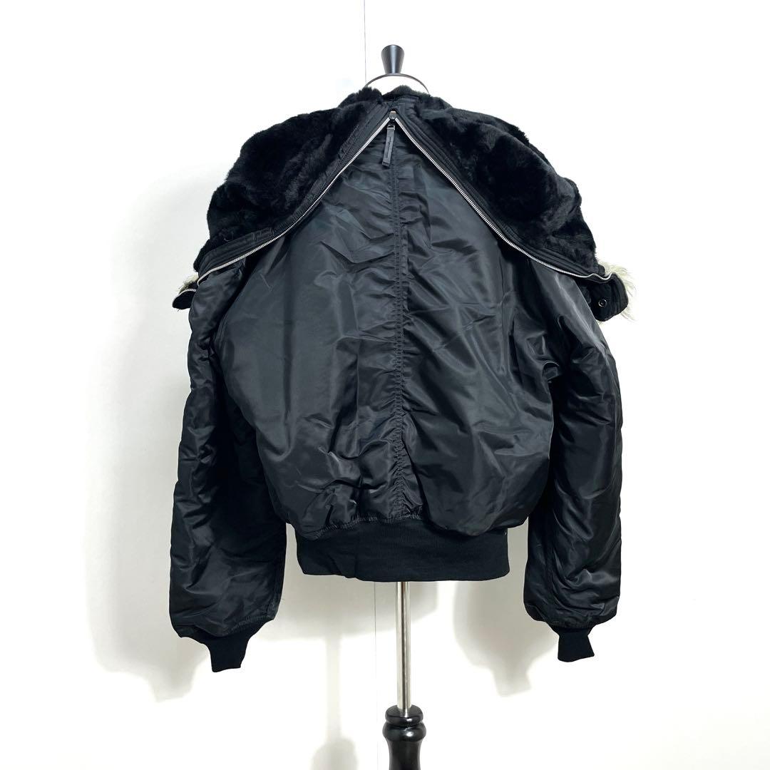 90s ALPHA アルファ N-2B フライトジャケット XXL 黒 デッド