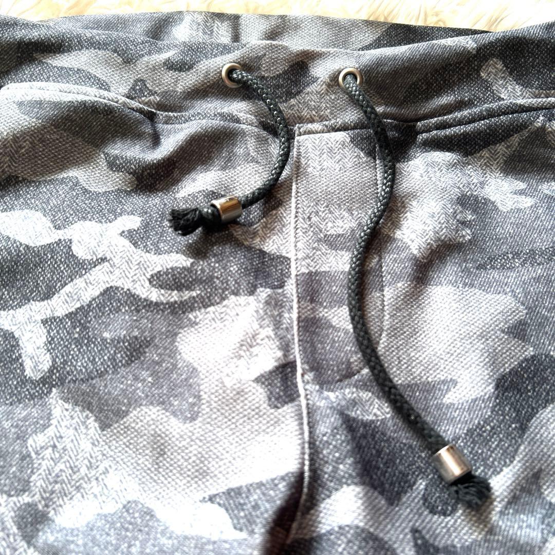 ALCOTT HILL 迷彩柄カーゴスウェットパンツ　ストレッチ　ドローコード