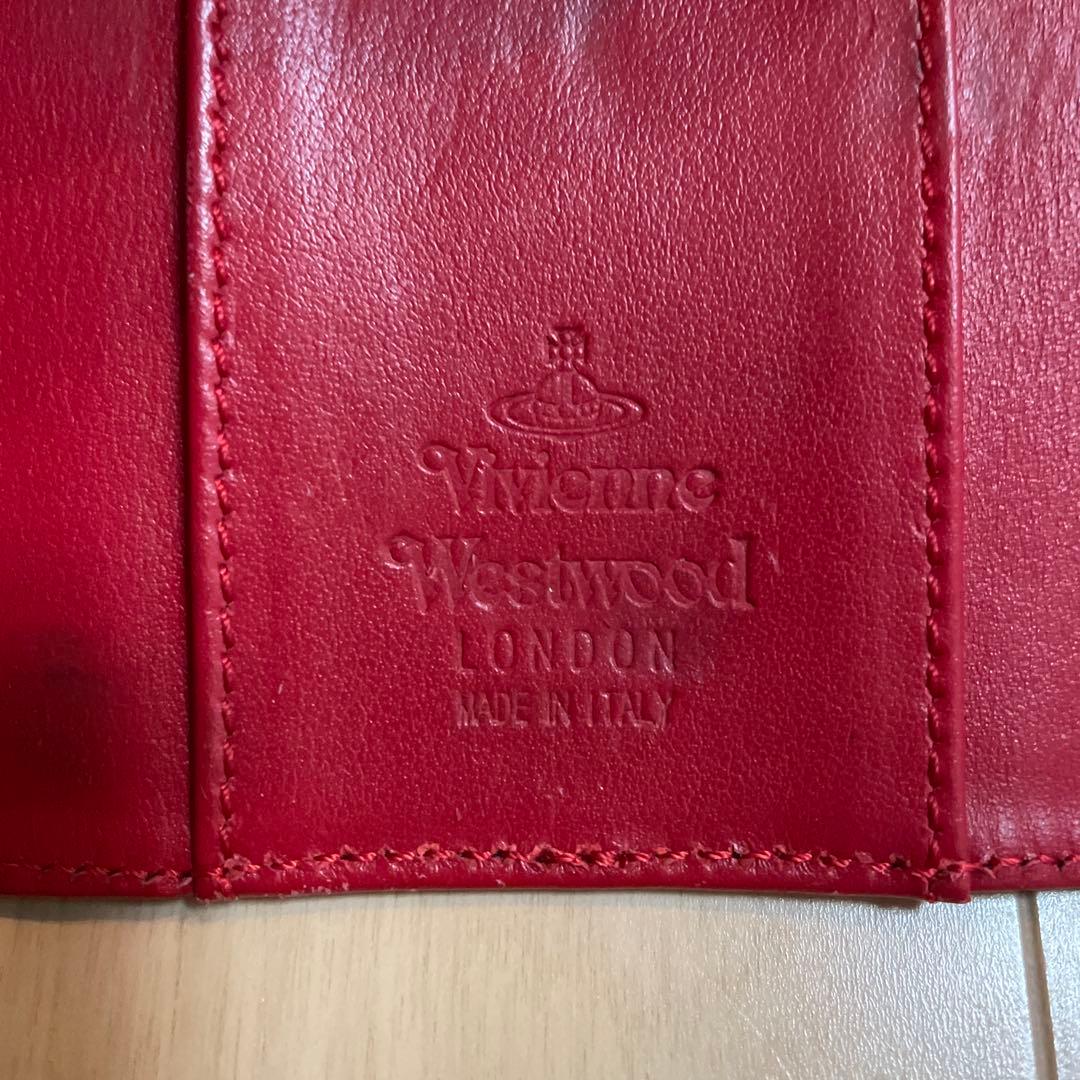 Vivienne Westwood Saffiano Key Wallet 赤