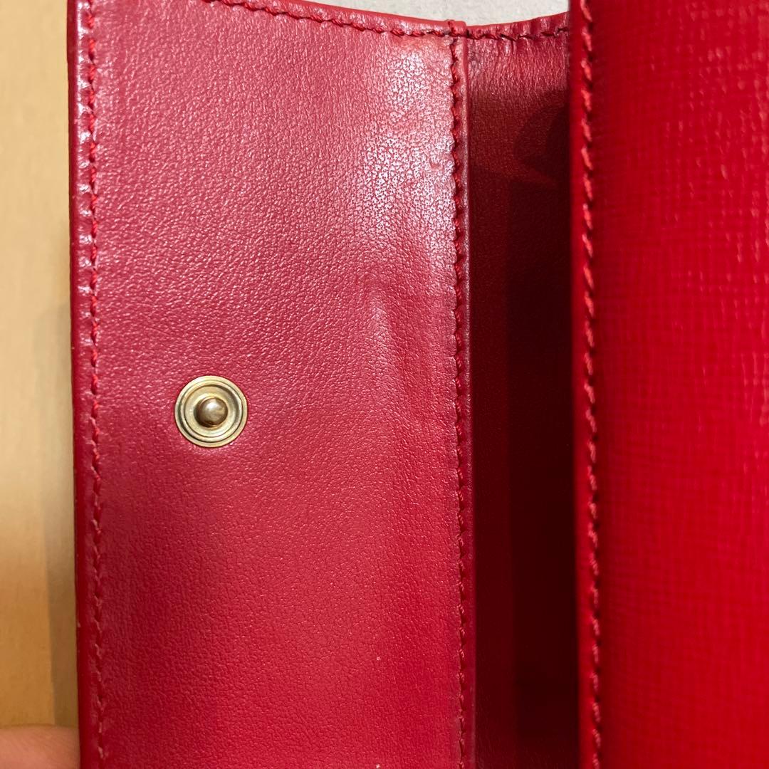 Vivienne Westwood Saffiano Key Wallet 赤