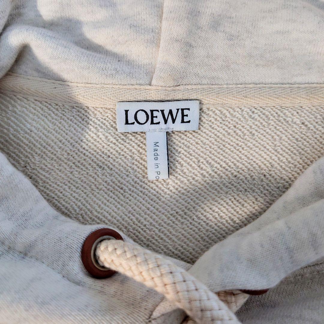 ロエベ LOEWE アナグラムレザーパッチ パーカー☆着用1回☆購入価格13万