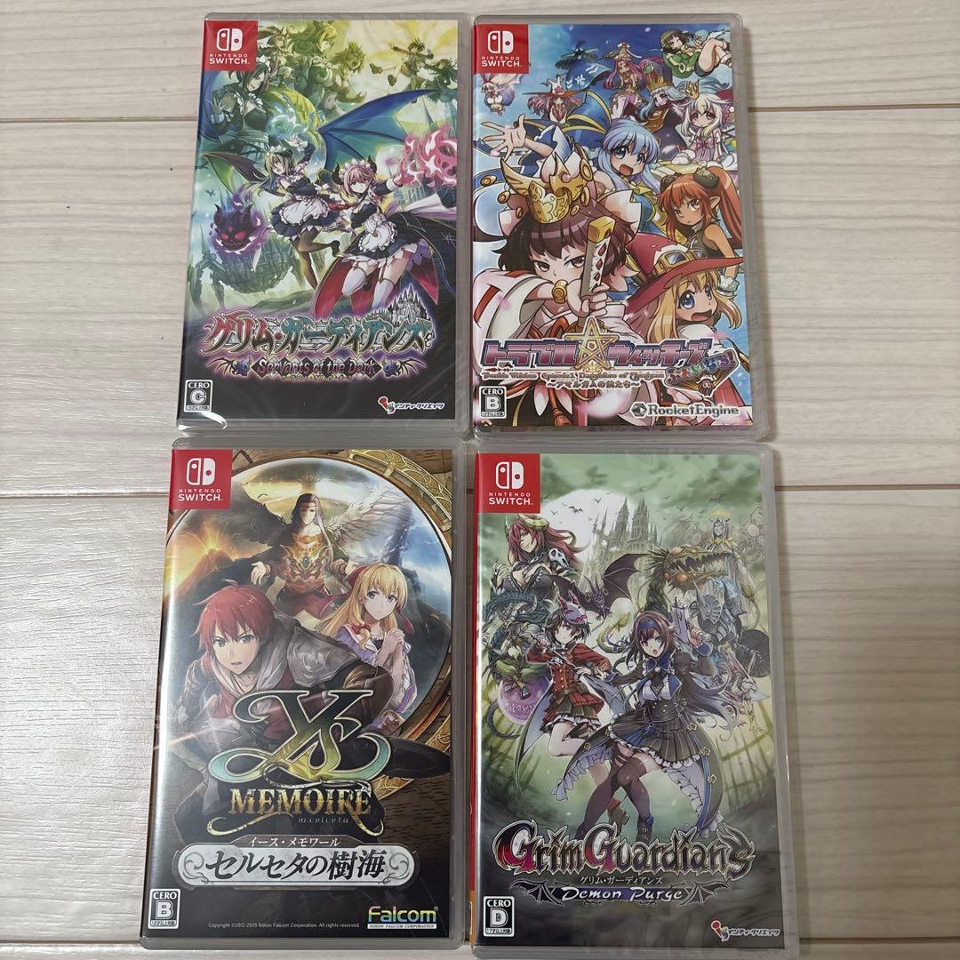 Nintendo Switchソフト4本　まとめ売り　3本新品未開封　1本開封済