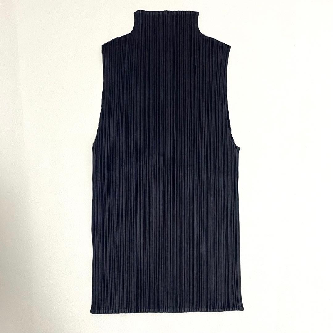 美品 PLEATS PLEASE プリーツ プリーズ　ネイビー　チュニック