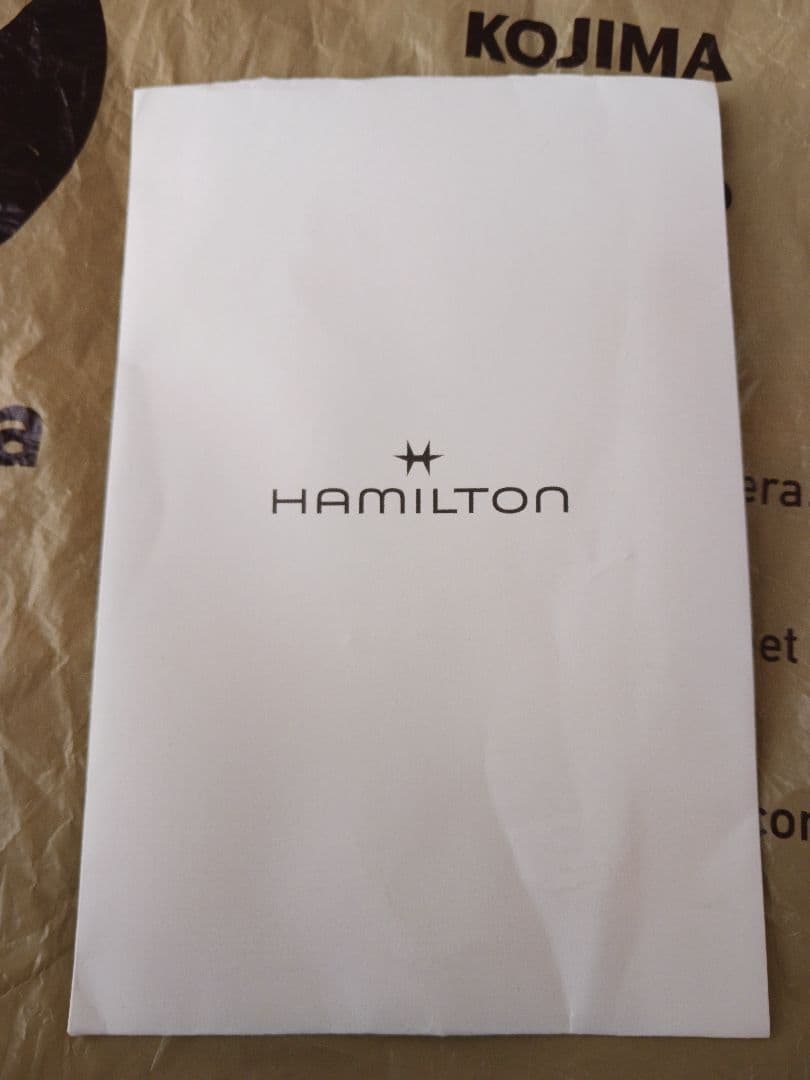 HAMILTON レザーベルト ベンチュラ 17㎜ 未使用 カーフストラップ