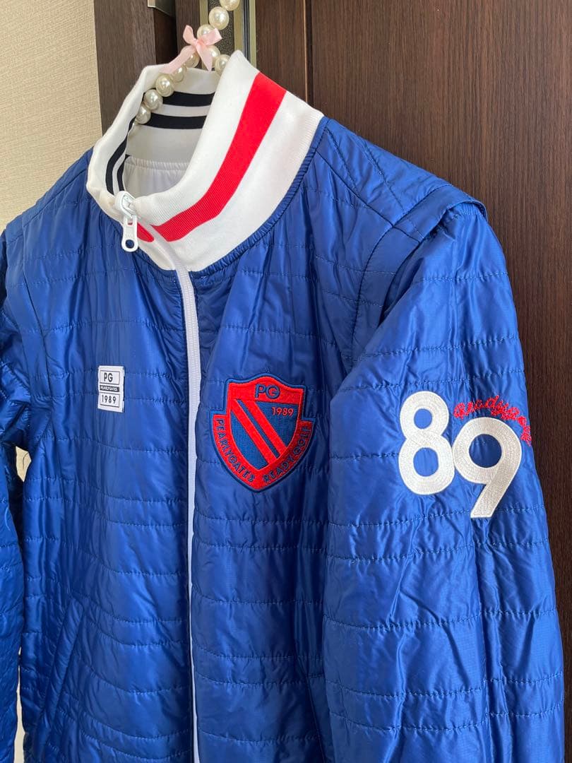 パーリーゲイツ　中綿ナイロンジャケット　リバーシブル　ベスト　4way ♪