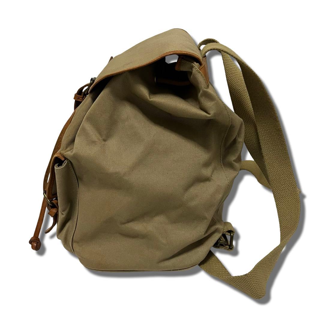 大容量・POLO RALPH LAUREN・リュック・ キャンバス・レザー