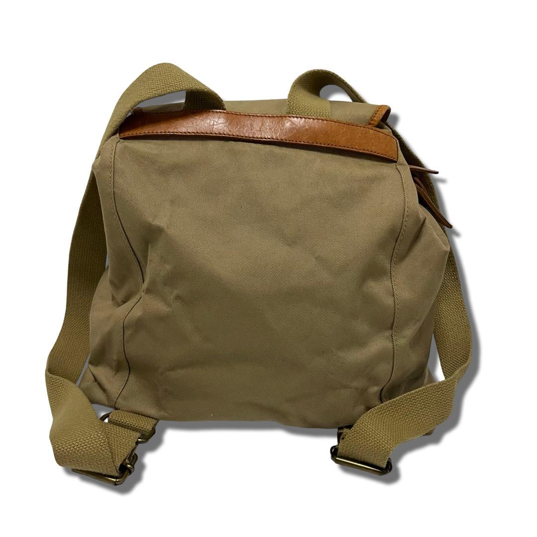 大容量・POLO RALPH LAUREN・リュック・ キャンバス・レザー