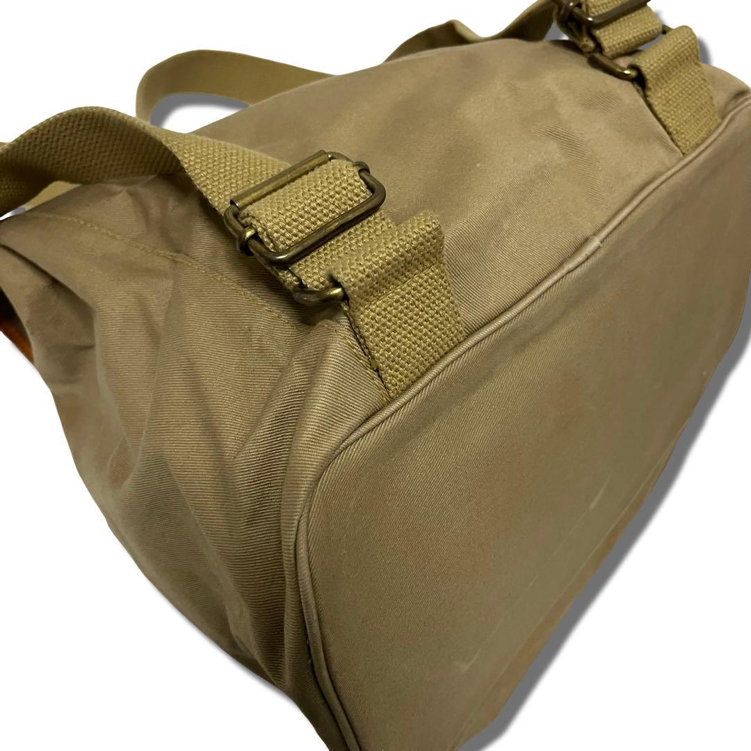 大容量・POLO RALPH LAUREN・リュック・ キャンバス・レザー