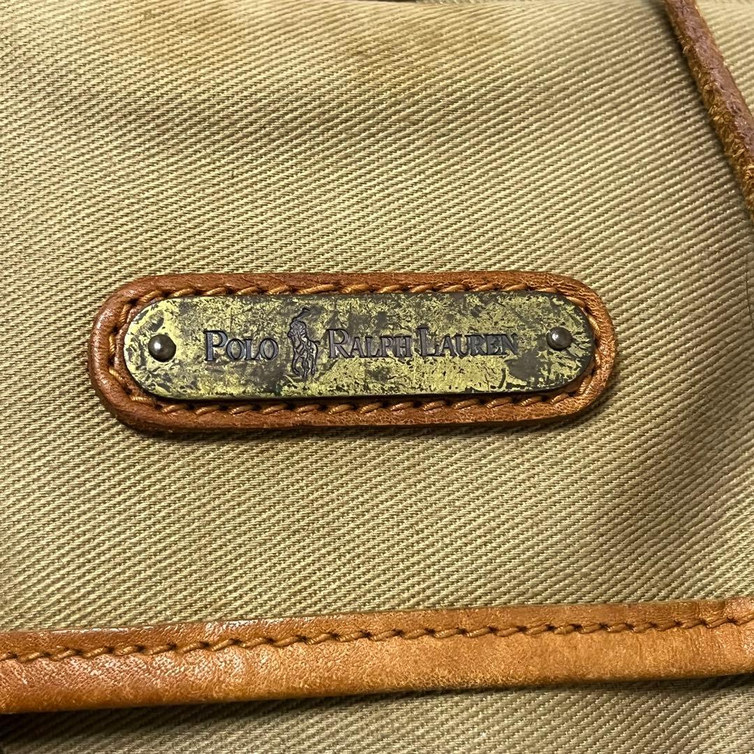 大容量・POLO RALPH LAUREN・リュック・ キャンバス・レザー