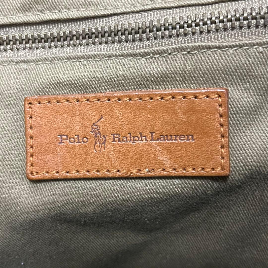 大容量・POLO RALPH LAUREN・リュック・ キャンバス・レザー