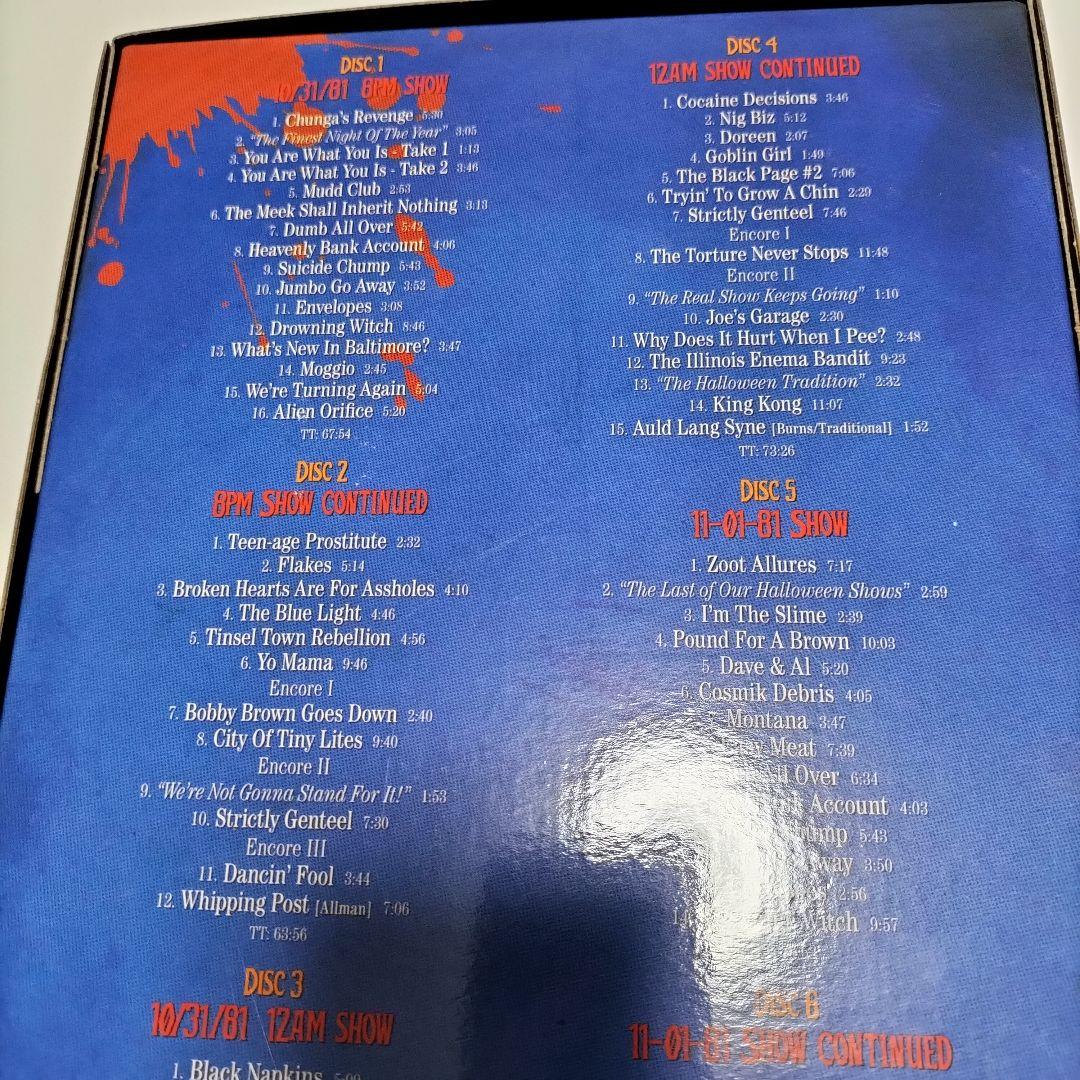 フランク・ザッパ ハロウィン 81 ボックスセット　CD　中古