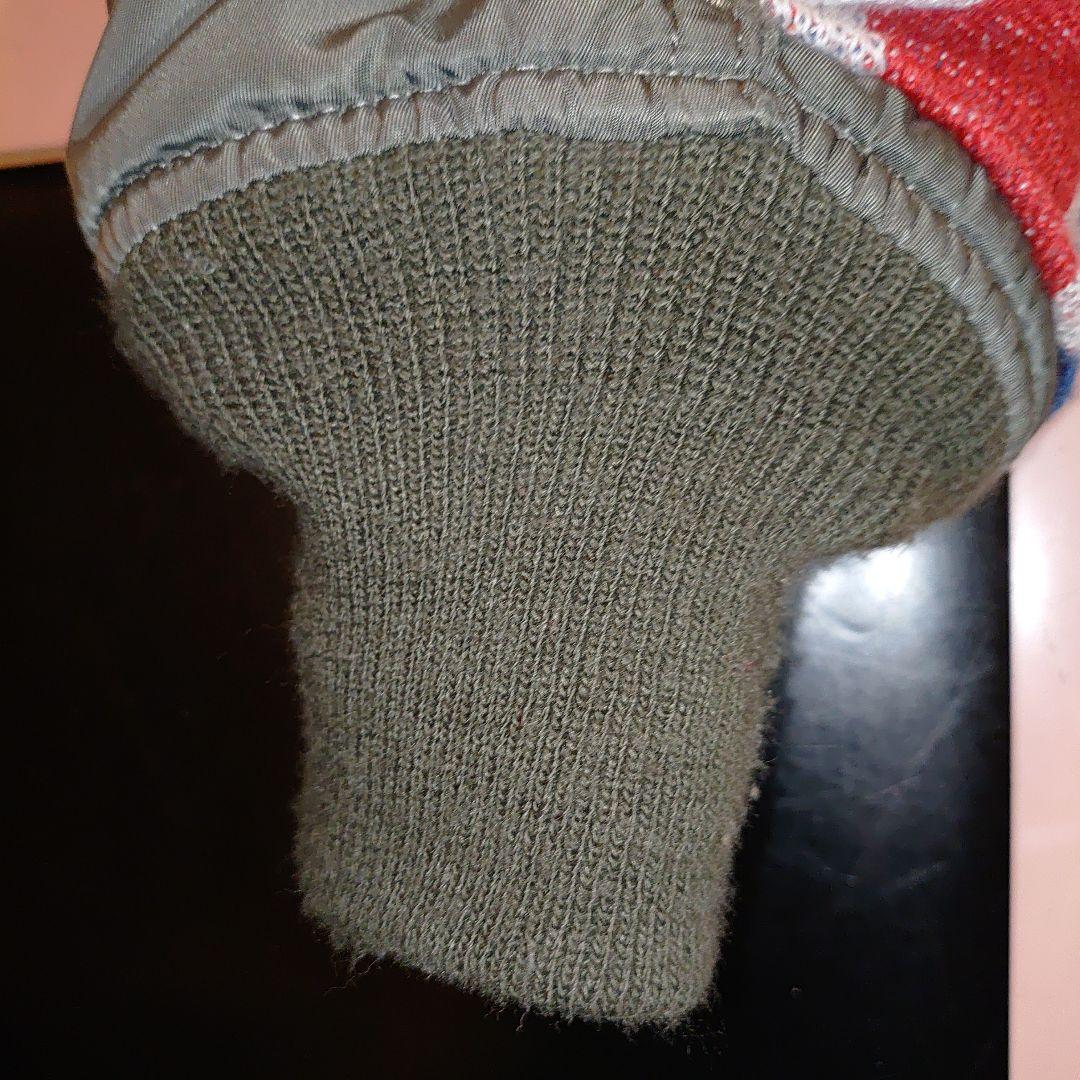 RALEIGH リメイクMA-1 ラリー カーキ トリコロール