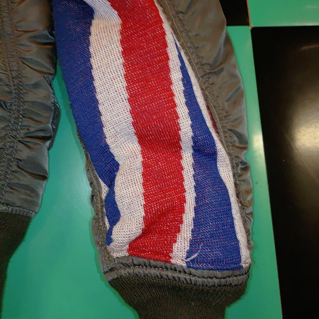 RALEIGH リメイクMA-1 ラリー カーキ トリコロール