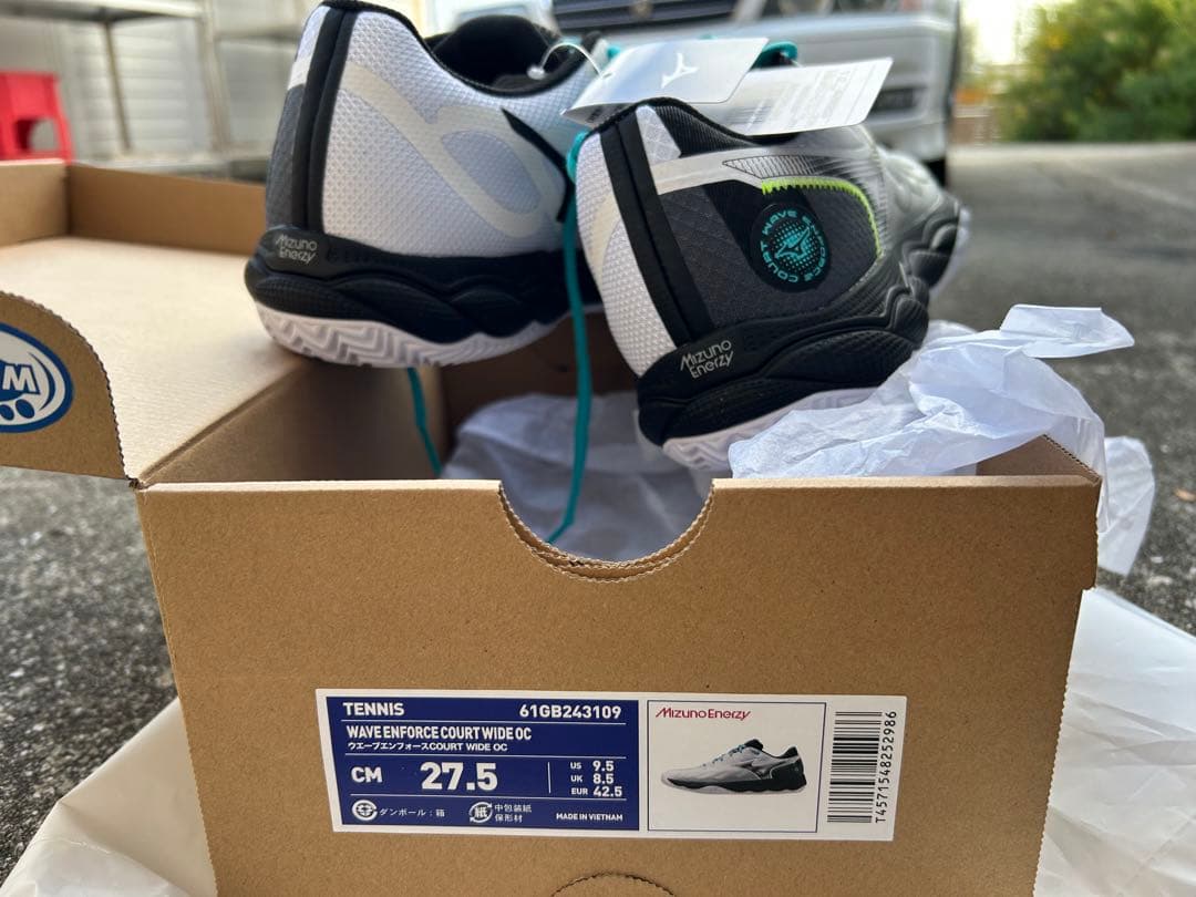 ミズノ テニスシューズ ウエーブエンフォースコート WIDE OC