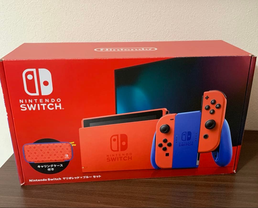 【新品未使用】Nintendo Switchマリオレッド×ブルーセット