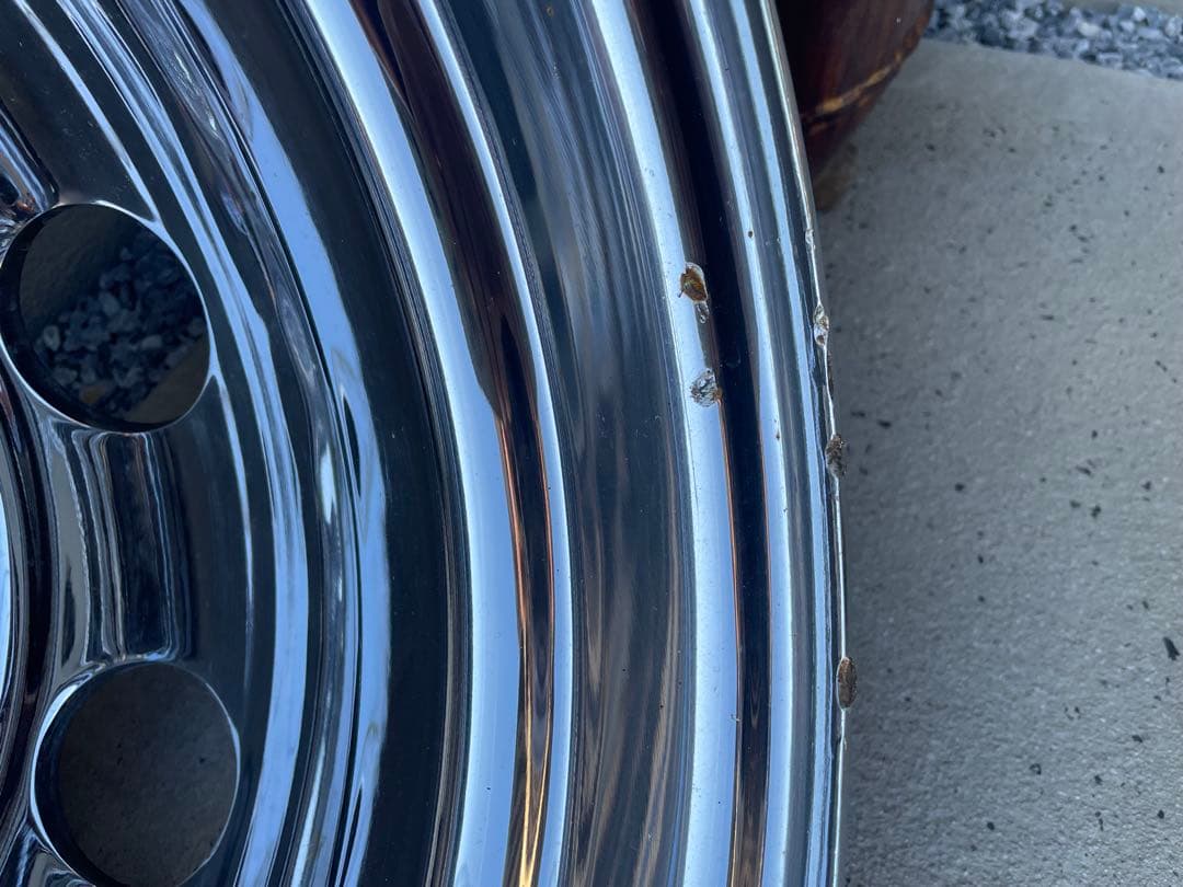 チャイナ製　メッキ　大型トラック　ホイール 10穴 2個セット