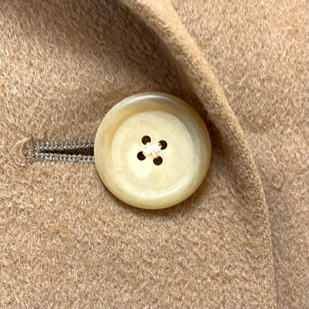 【高級】カシミヤ カシミア 100%☆ダブル ロング チェスターコート キャメル