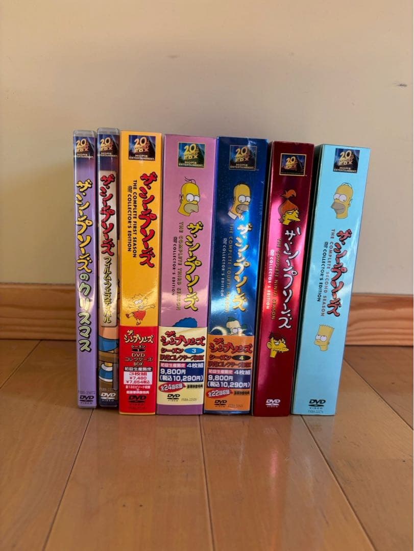 ザ・シンプソンズ DVD 日本語版　シーズン1、2、3、4、9コレクターズ他2枚