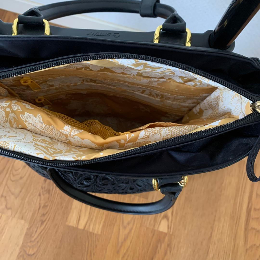 【美品】スワニー 近沢レース コラボ商品　ブラック　2way