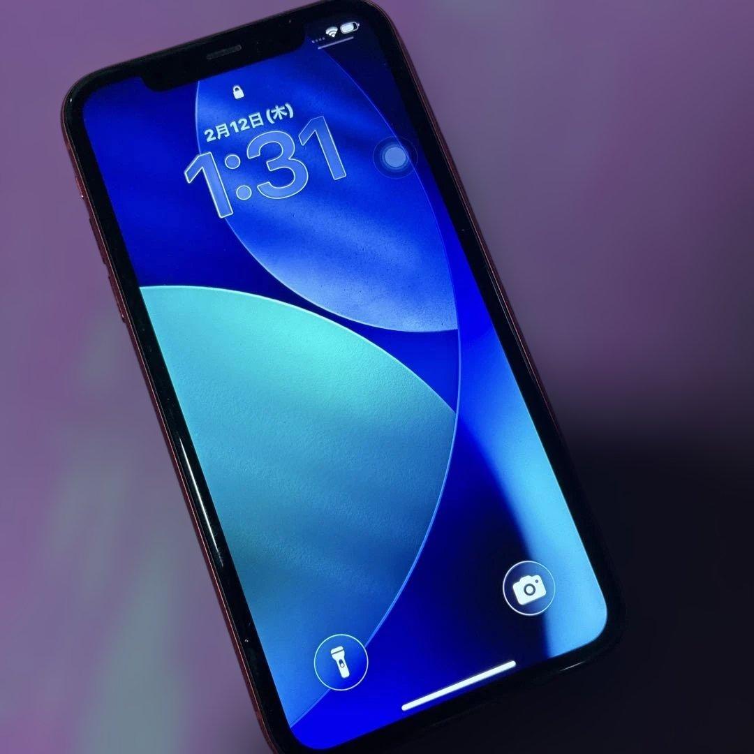 iPhone11 64GB SIMフリー　MWLV2J/A 充電器　ケーブル