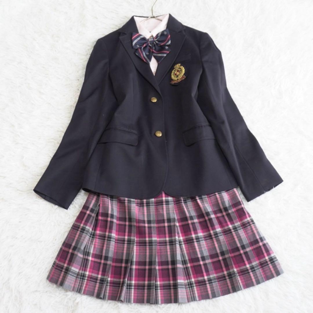 イーストボーイ フォーマル 4点セット 制服 紺ブレ エンブレム 卒服 9号