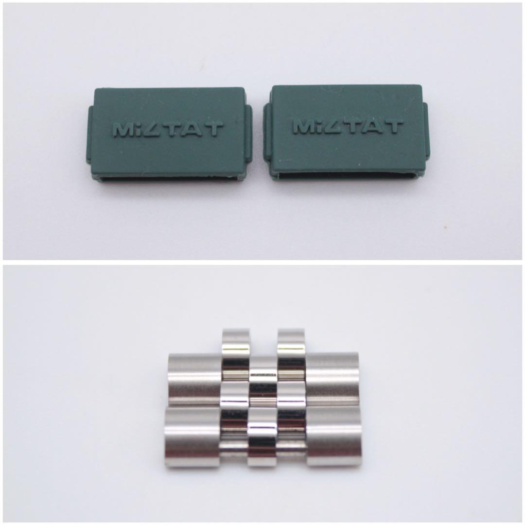 美品 MiLTAT タイコノート ジュビリー 22mm→18mm 余りコマ付