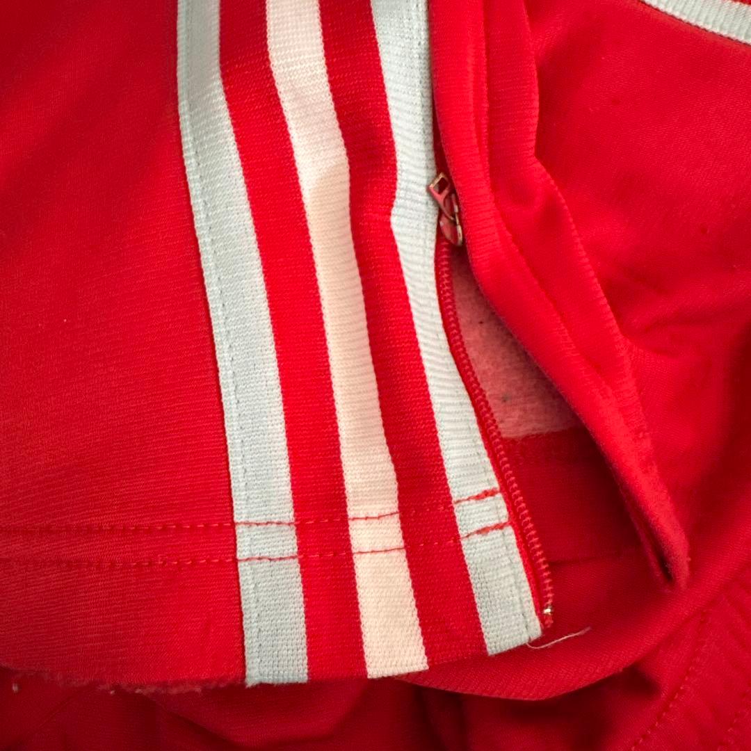 adidas ヴィンテージ　赤ジャージ 上下