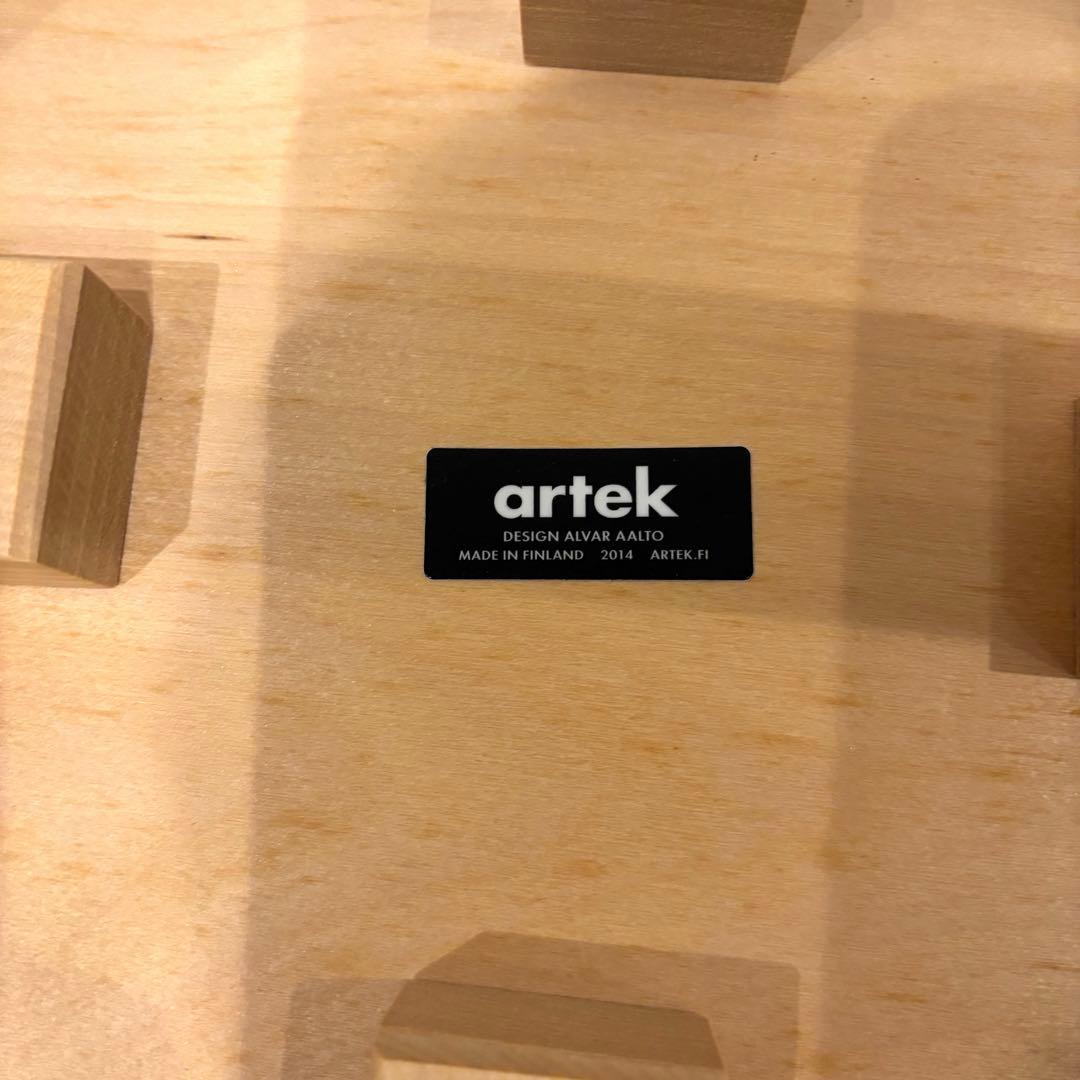 アルテック　アアルト　E60　スツール60　ナチュラルリッカー　4本脚