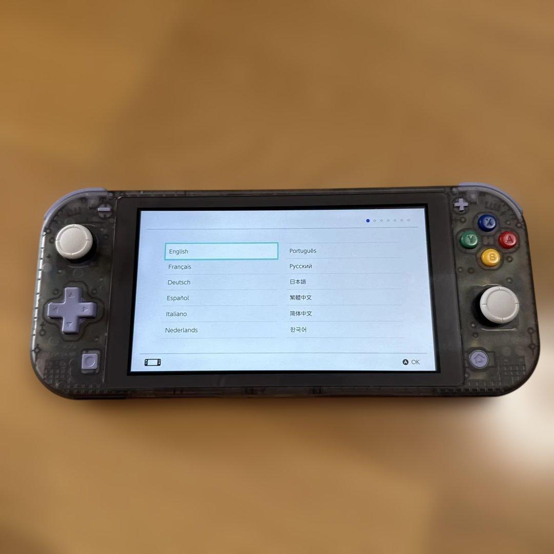 switch lite グレー　カスタム品
