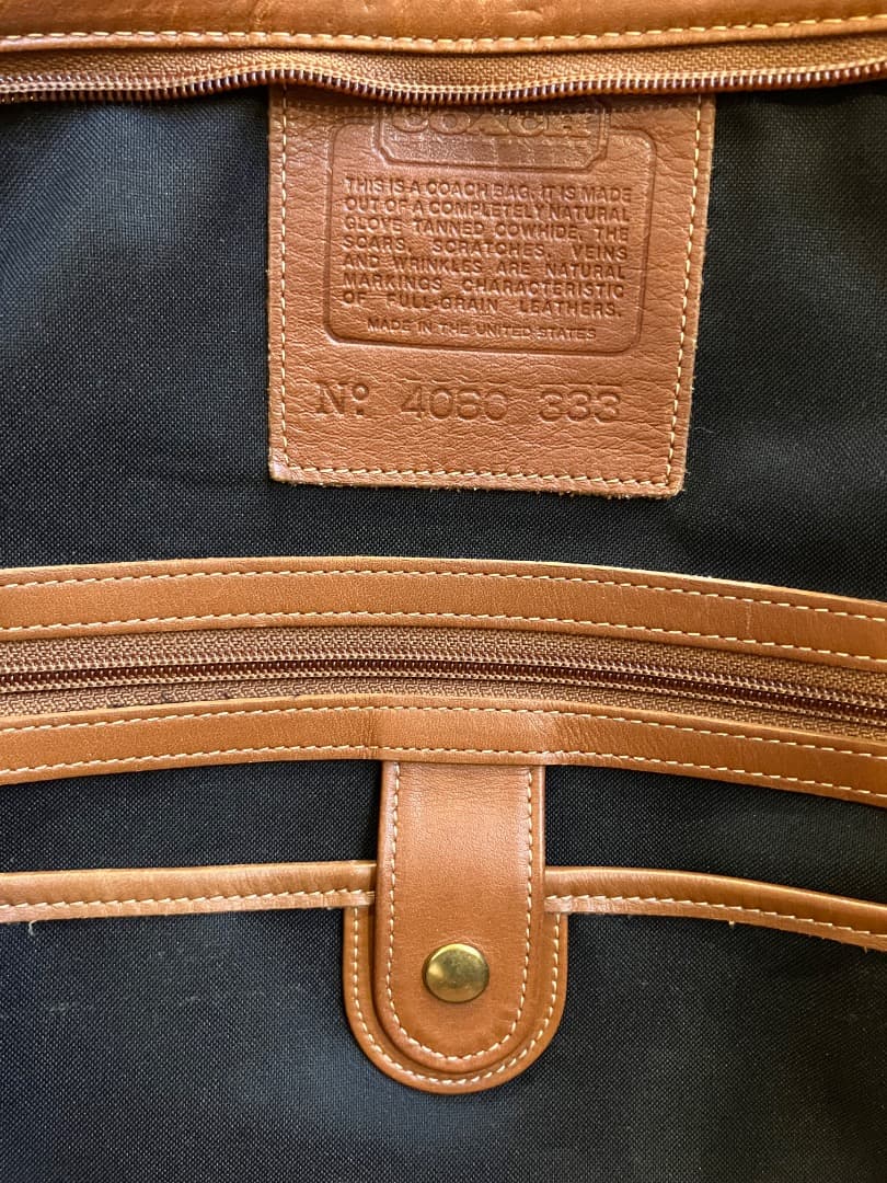 COACH オールドコーチ　ブラウン ボストンバッグ 大きめ 旅行　ショルダー