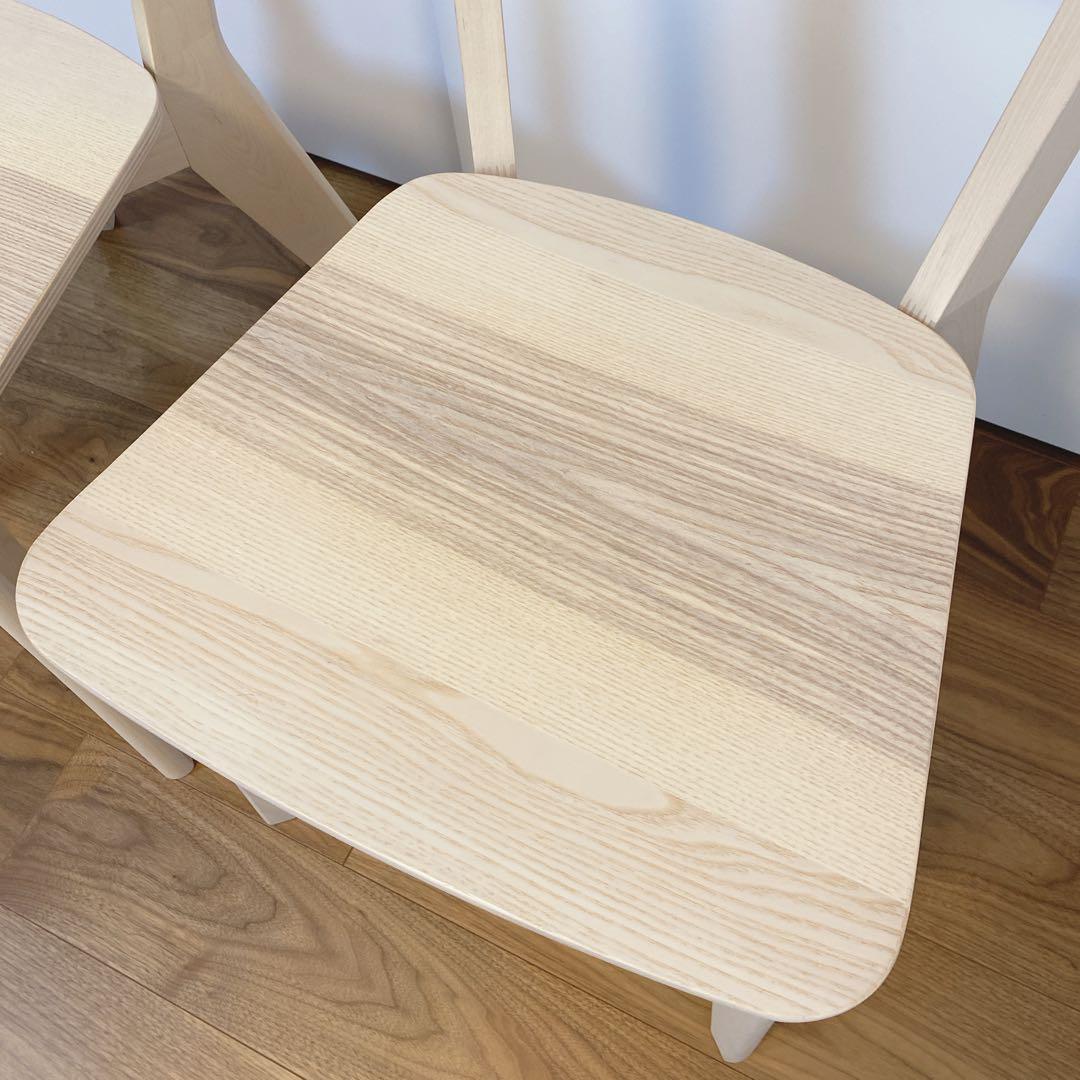 【美品】IKEA LISABO イケア リーサボー ダイニングチェア 2脚